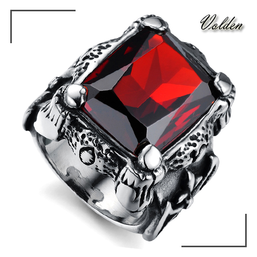 볼던 MR1008 써지컬 스틸 남자 여자 패션 큐빅 반지 링 28,000원