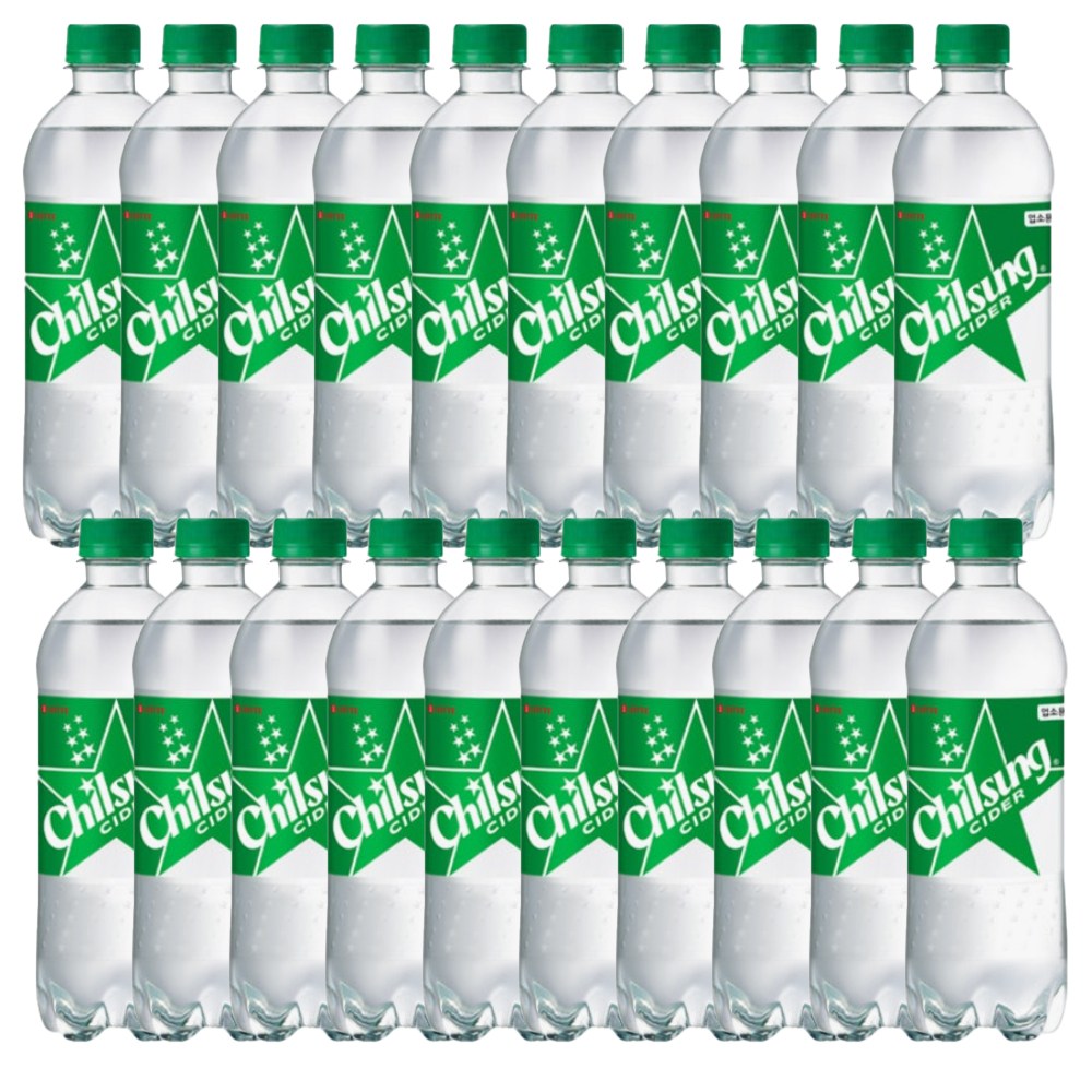 롯데 칠성사이다 업소용 500ml 20개 페트음료 탄산음료 30,900원