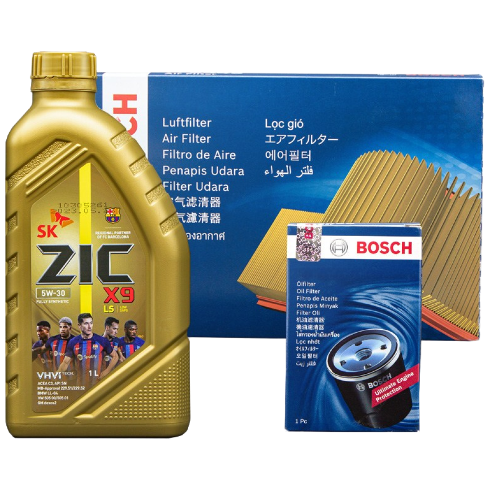 올뉴투싼TL 1.7 디젤 엔진오일 세트 지크 X9 LS 5W30 6L 보쉬 필터 A 2654 O 0098, 1개 71,840원