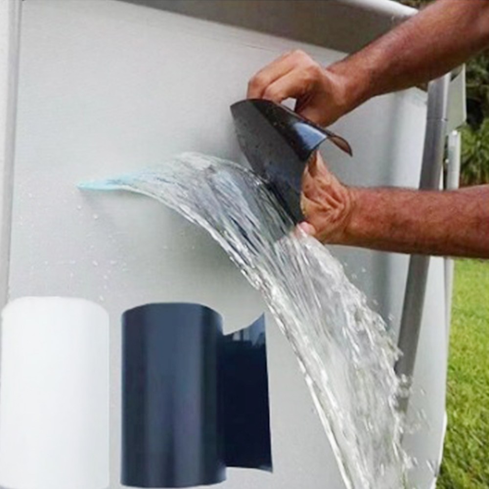 [소공원]초강력 땜방테이프 물새는곳 구멍난호수 텐트 보수 구멍 새는 곳 갈라진 누수 균열 욕실방수 10x152cm 4,300원