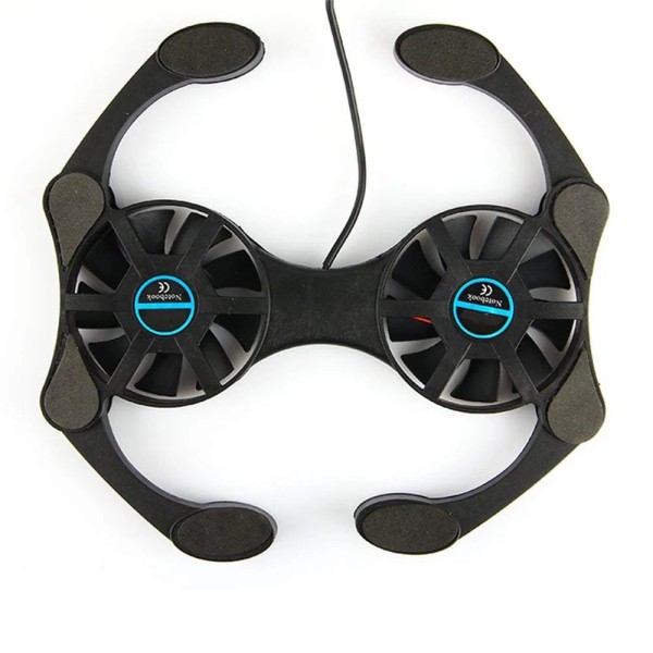 더블 팬이있는 접이식 USB 노트북 냉각 패드 7-15 인치 용 미니 문어 쿨러 9,500원