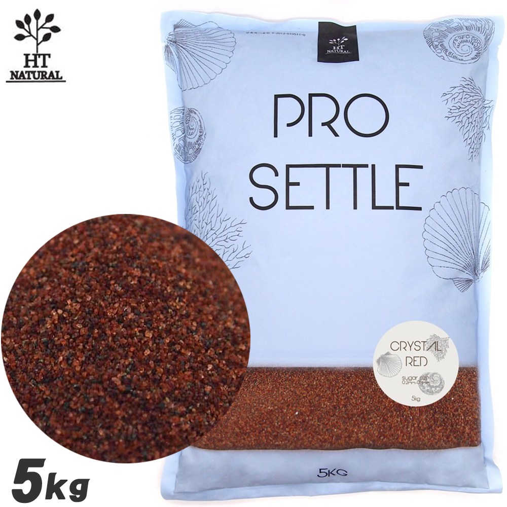 프로 세틀 크리스탈 레드 5kg /수족관 어항 모래 바닥재 구피 열대어 플레코 거북 장식품 샌드 네이처 적사 23,960원