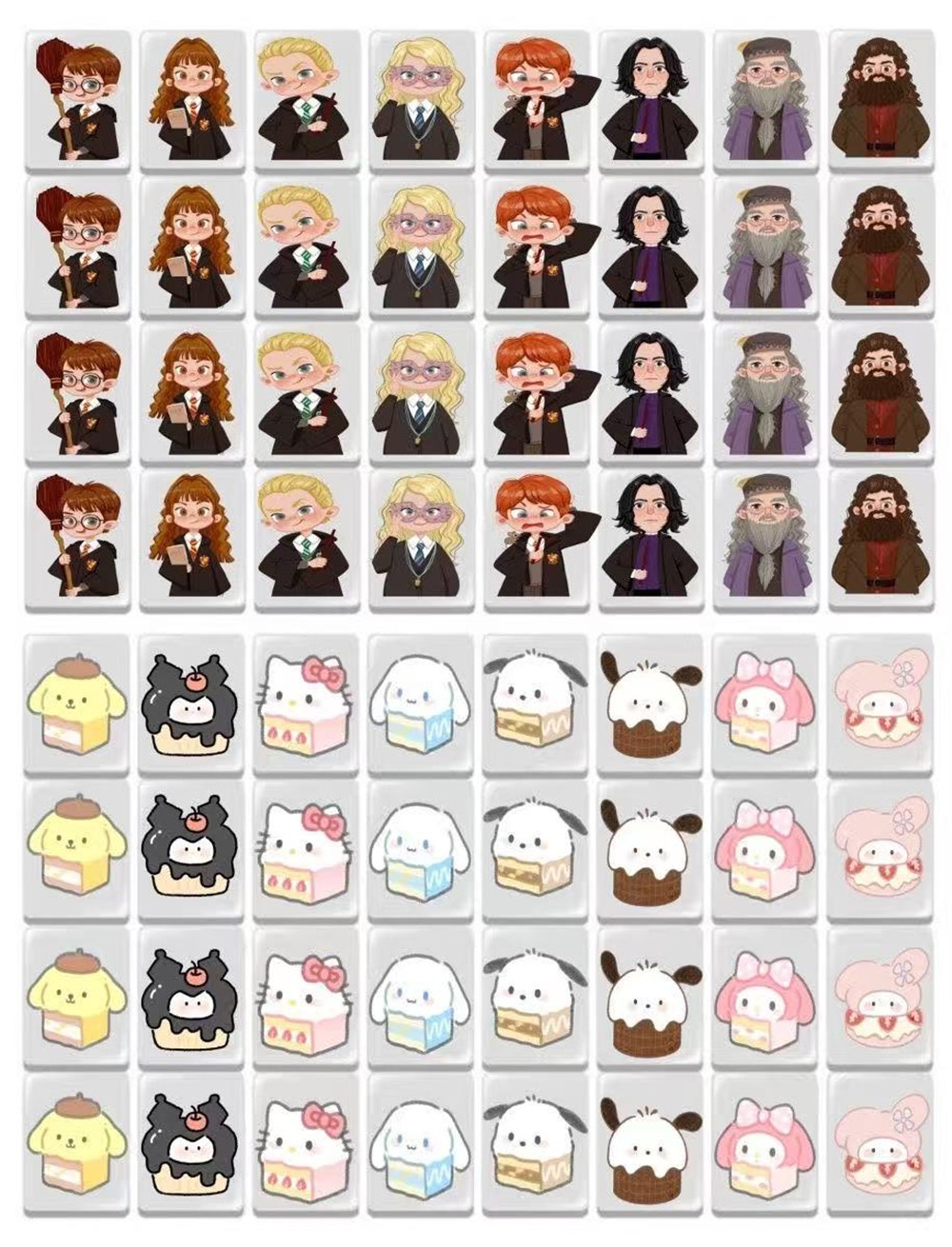 Merero 틱톡 타일게임 마작 타일푸쉬 플래그 볼 부모 자녀 장난감 선물, F, 65개 29,900원