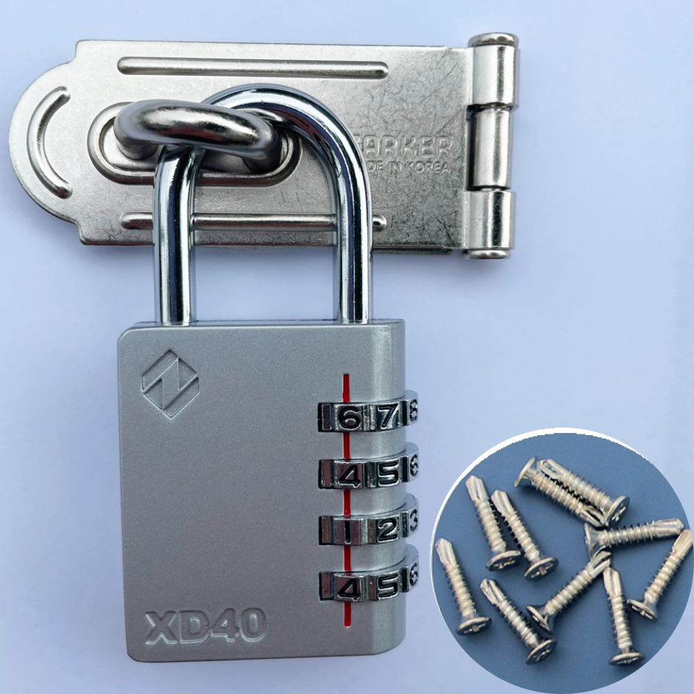 이지크린 자커 다이얼 자물쇠 XD-40 걸고리 철판피스(10P) 세트, 2개 13,600원