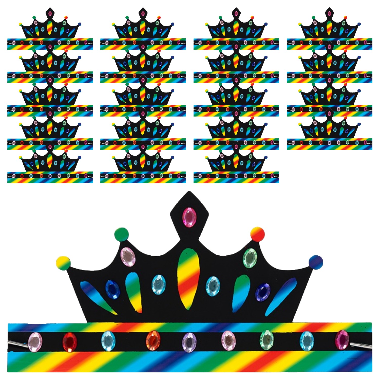 민화샵 왕관 스크래치 페이퍼 놀이 I250022B, B타입, 20개 27,400원