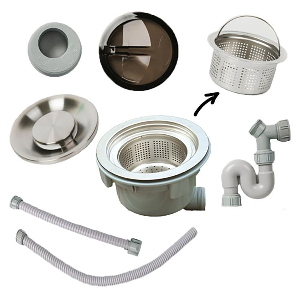 싱크대 올스텐 배수구 교체 세트/스테인레스 주방 배수통 하수구 거름망 배수관 부품 부속 29,000원