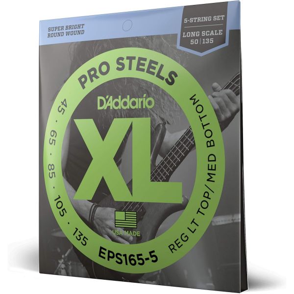 DAddario XL ProSteels 베이스 기타 줄 - EPS170 롱 스케일 레귤러 라이트 45-100 90,500원