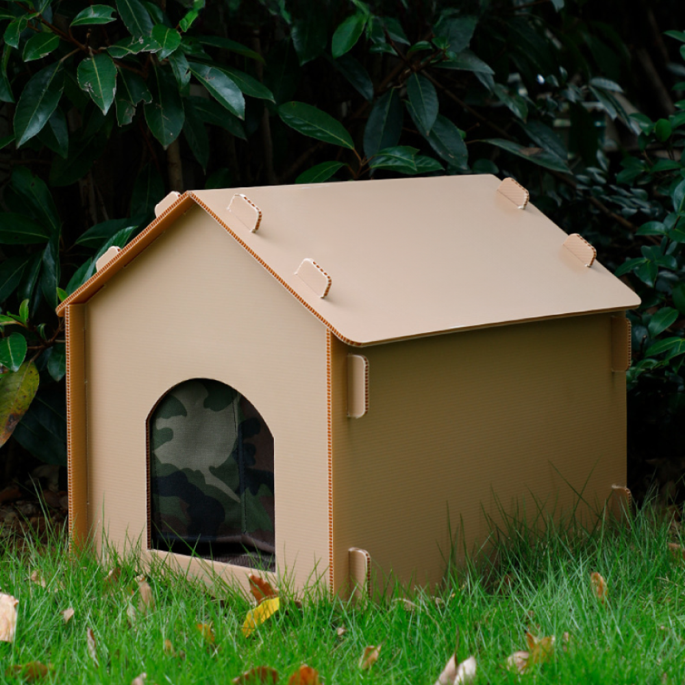 캣박스 길고양이 겨울집 난방집 텐트 야외집 박스집 방수 집 대형 하우스, 베이지, 1개 23,000원