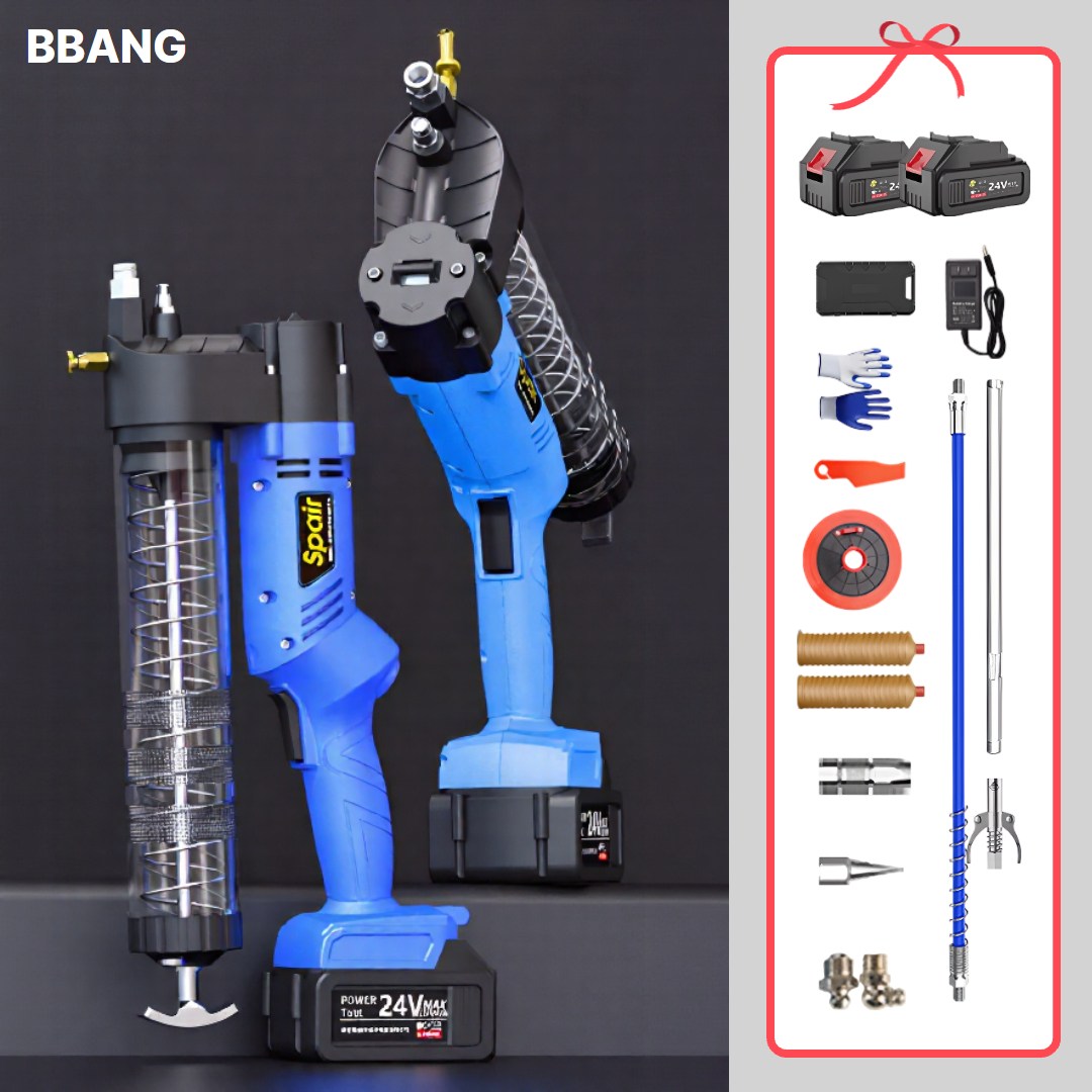 [빵빵툴] 구리스 주입기 자동 그리스건 충전식 오일 펌프 전동 고압력 오일 윤활유 107,970원