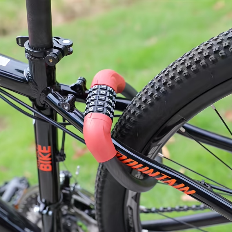 열쇠 없이 잠그는 5자리 번호 자전거 케이블 자물쇠 10,800원