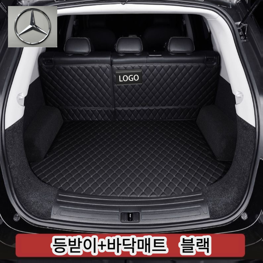 럭키카 벤츠 트렁크매트 카매트 방수매트 풀커버매트 차박매트 6D매트 C클래스 E클래스 S클래스 GLC GLE GLS, 블랙, 벤츠 EQB 119,000원
