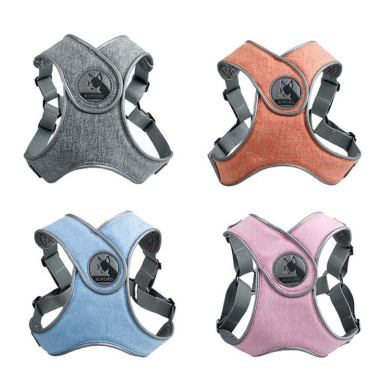 보로로 X형 하네스 X자 가벼운 가슴줄 이지워크 스피츠 시바견 비숑 산책줄 빛반사 말티즈 푸들 가슴줄 XS~L, 그레이, 1개 17,900원