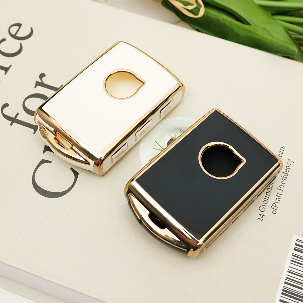 바이어블 볼보 호환 xc60 90 40 s90 60 v60 90 호환 TPU 풀커버 키케이스 키홀더 키커버, B타입 블랙골드 (VA-TA47) 5,900원