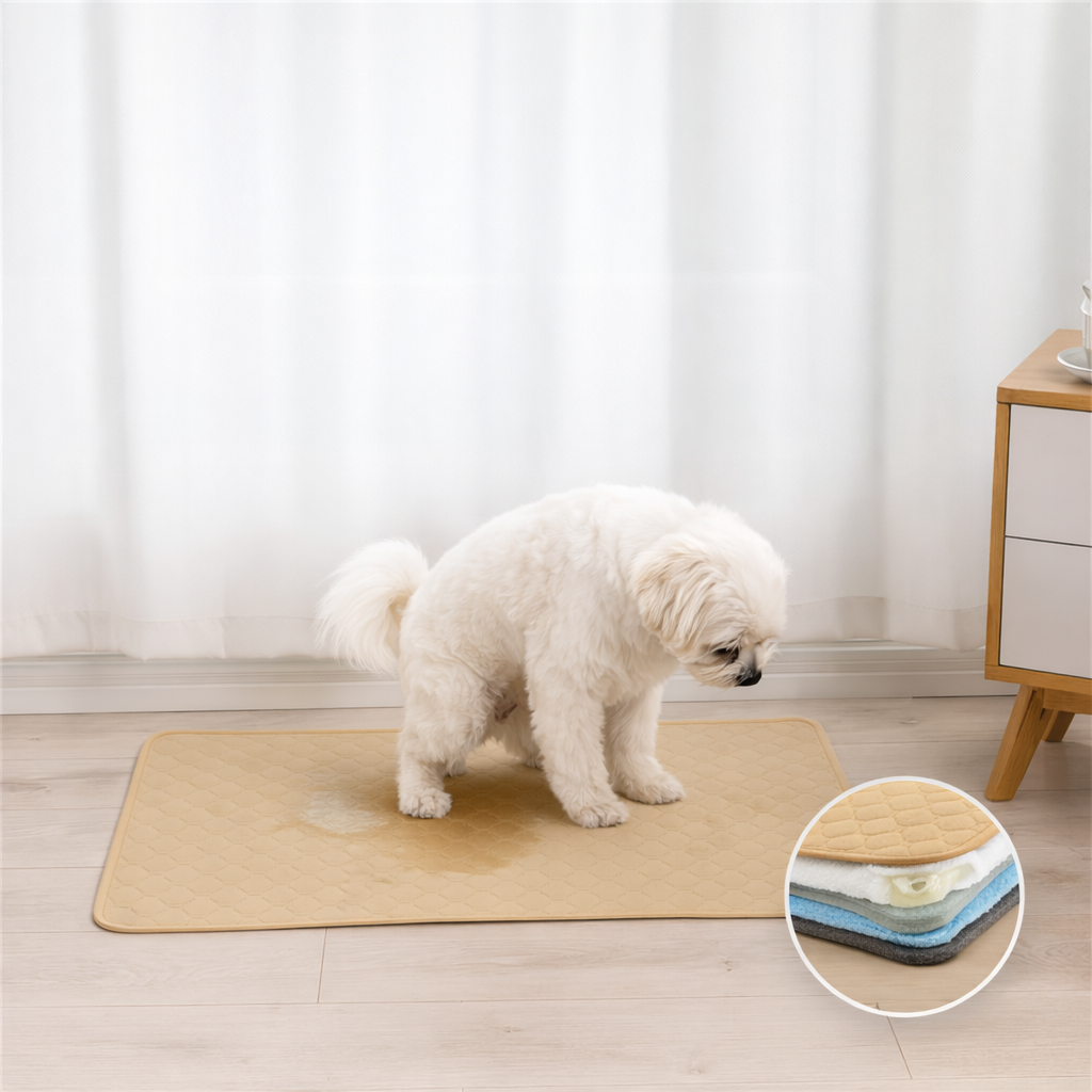 호담즈 빨아쓰는 논슬립 배변패드, 1개, 베이지 15,000원