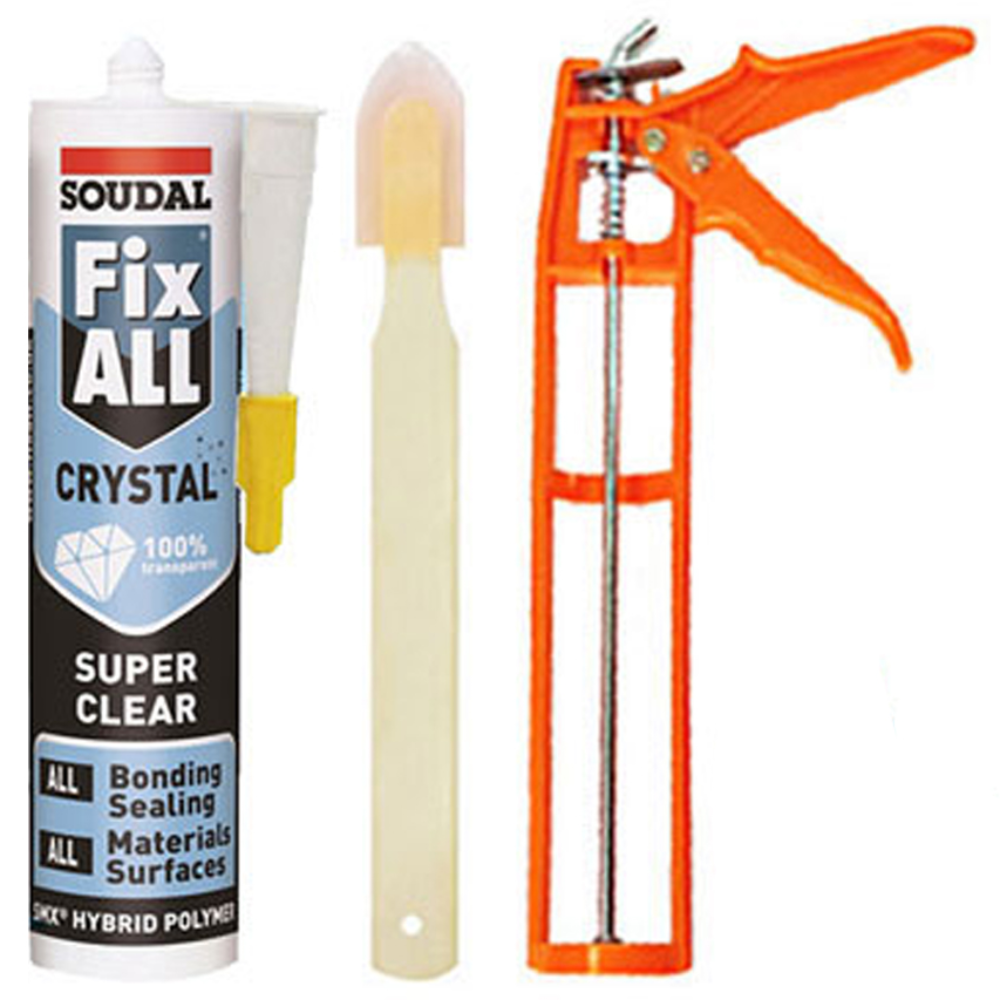 수달 픽스올 크리스탈 투명실란트 + 헤라 + 실리콘 건 세트 16,800원