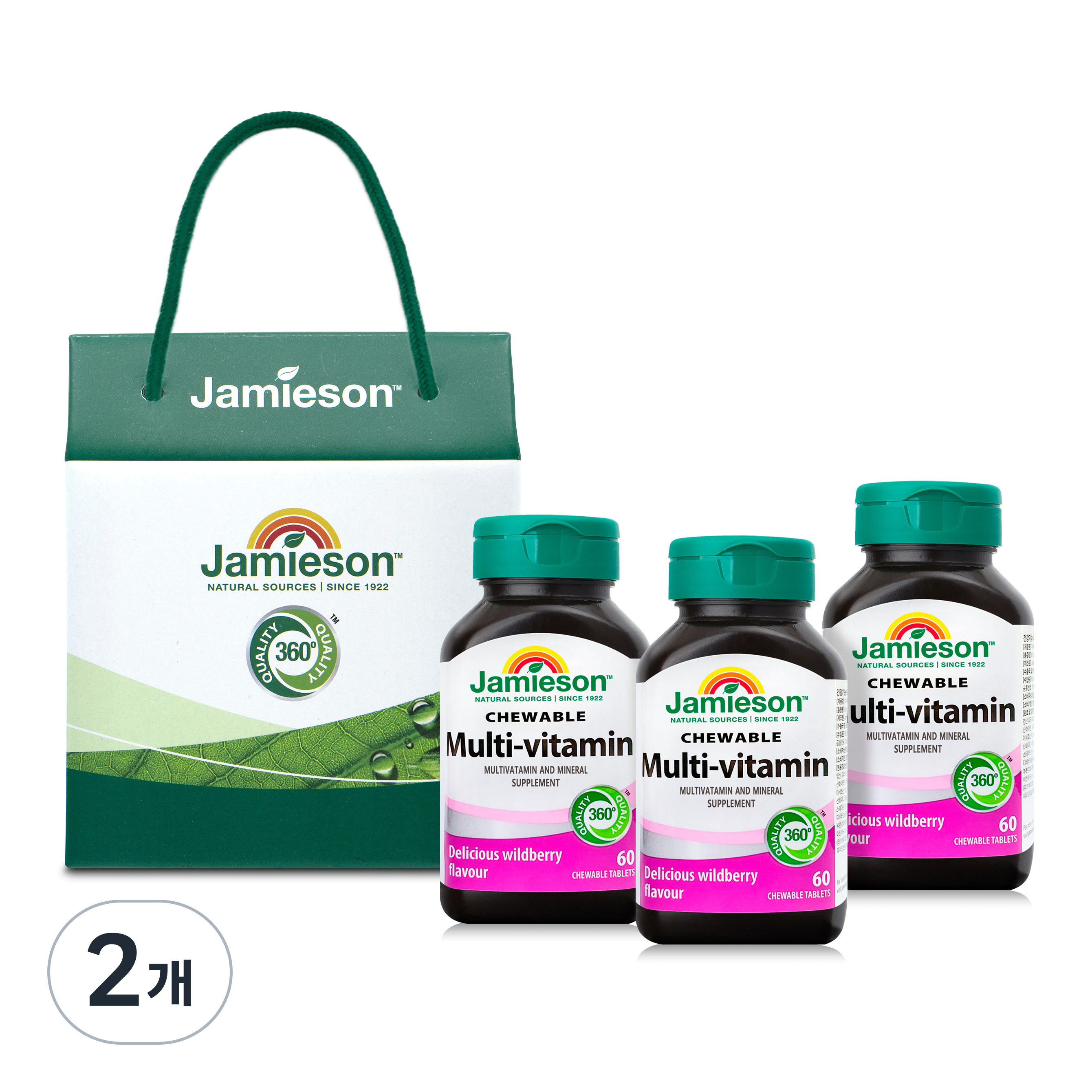 자미에슨 츄어블 멀티비타민 미네랄 선물세트 85,800원