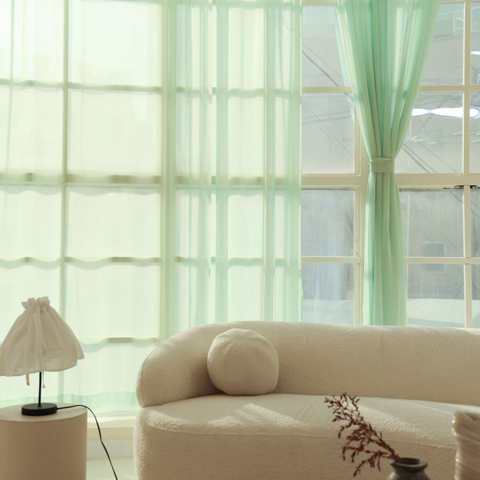 메종텍스타일 포시즌 인테리어 컬러 쉬폰커튼 2p 49,950원