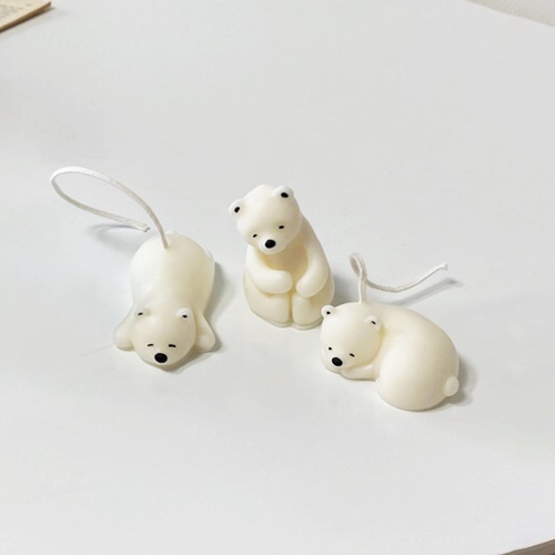 수제몰드 - 북극곰 곰돌이 3종 선택 아기곰 , 실리콘몰드 5,500원