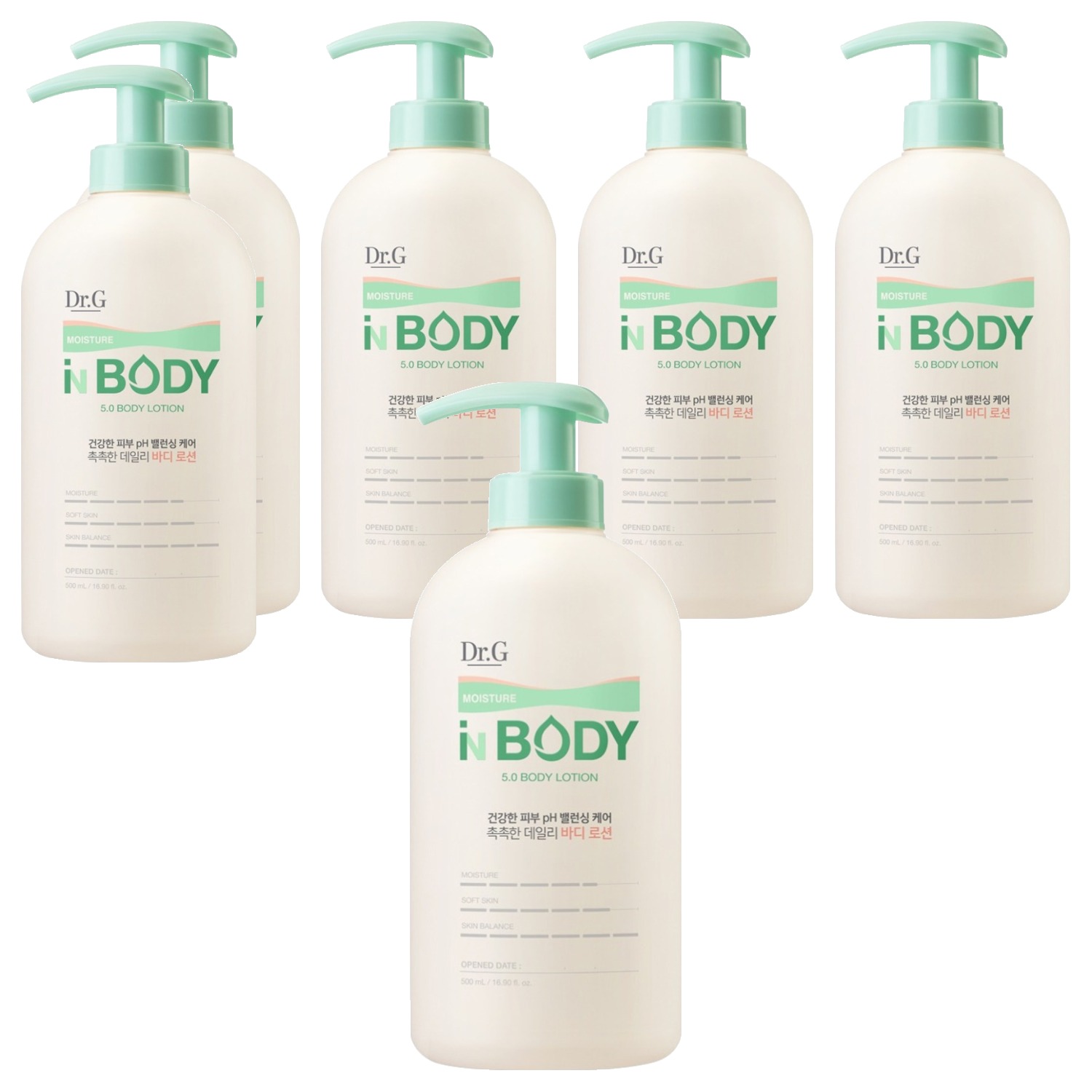 닥터지 모이스처 인 바디 5.0 바디 로션, 500ml, 6개 76,140원