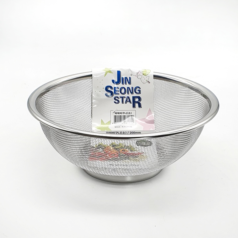 진성스타 올 스테인리스 채망 원형 파워바구니 5,540원