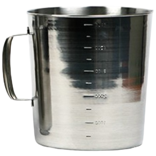 스텐비커 눈금 계량컵 5L, 1개, 5L, 스텐 14,000원