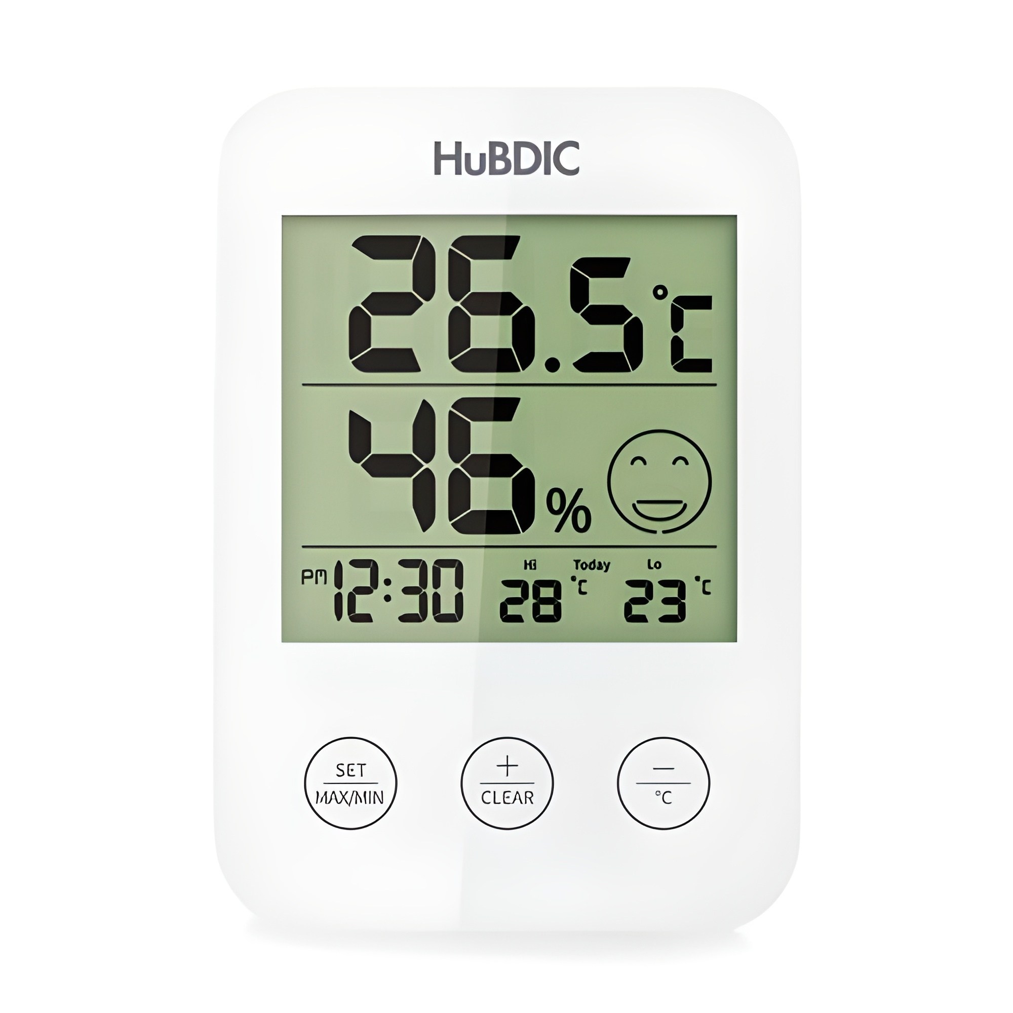 휴비딕 디지털 벽걸이 스탠드형 시계 온습도계 11,900원