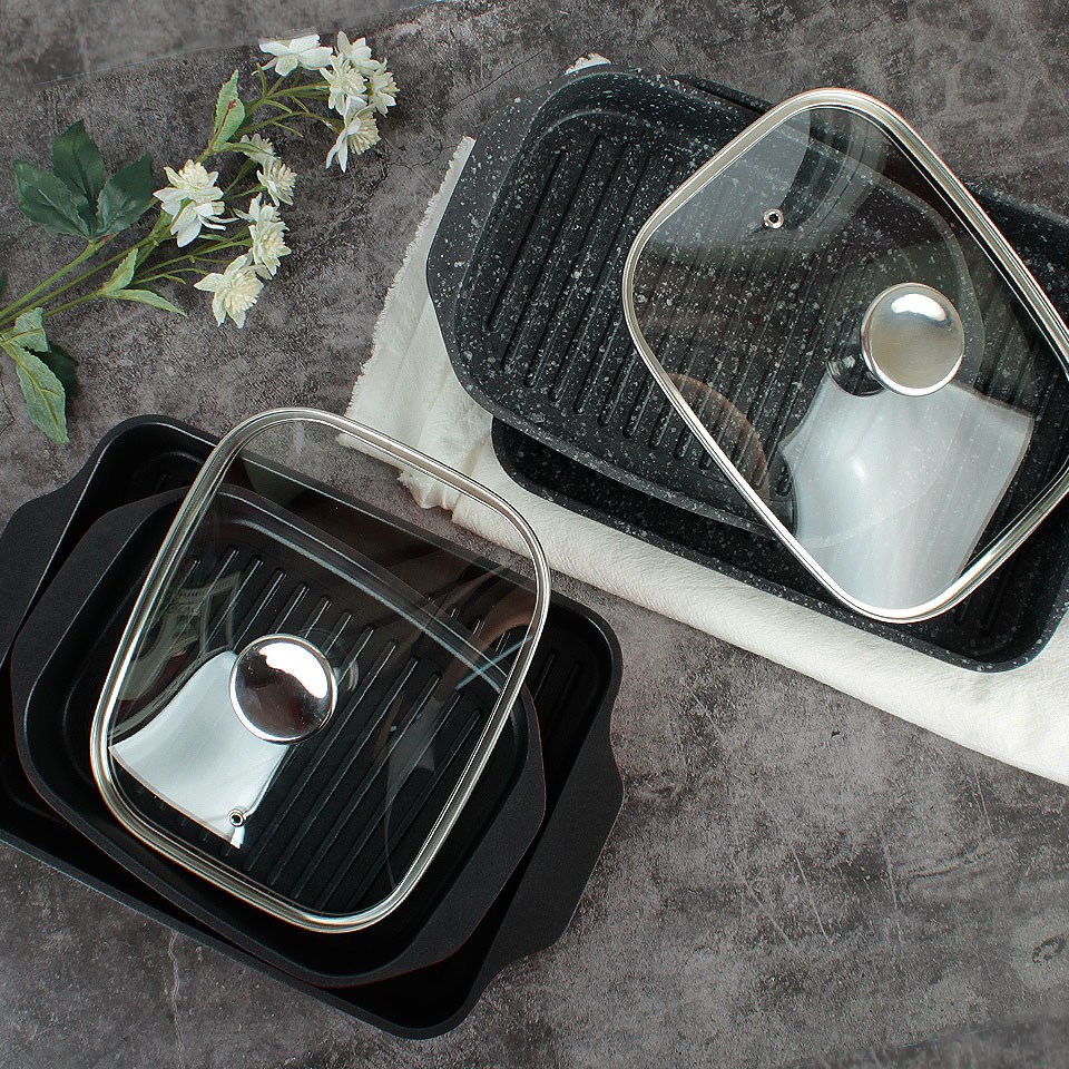 마시피렌체 직사각 그릴팬 인덕션 구이팬 요리 스테이크팬 바베큐 49,000원