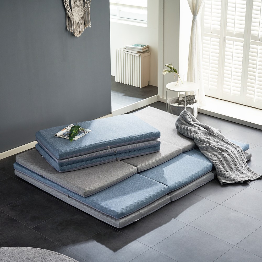 더베딩샵 3단 에어폼 접이식 매트리스 토퍼 요매트 수면매트 자취매트 손님용매트 싱글 매트리스 퀸 매트리스  (+보관가방증정) 149,900원