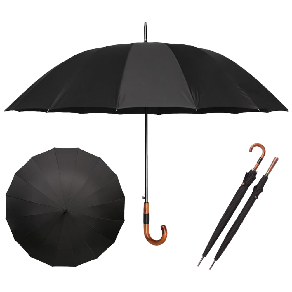 협립우산 갤럭시16K 원목엔틱 70 자동 나무손잡이 장우산 36,000원