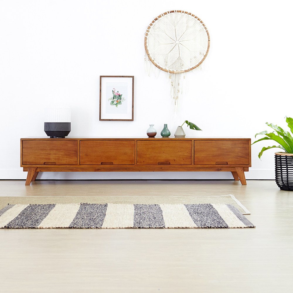 유씨엠 클레이 원목 거실장 2000 TV 거실 티비다이 368,000원