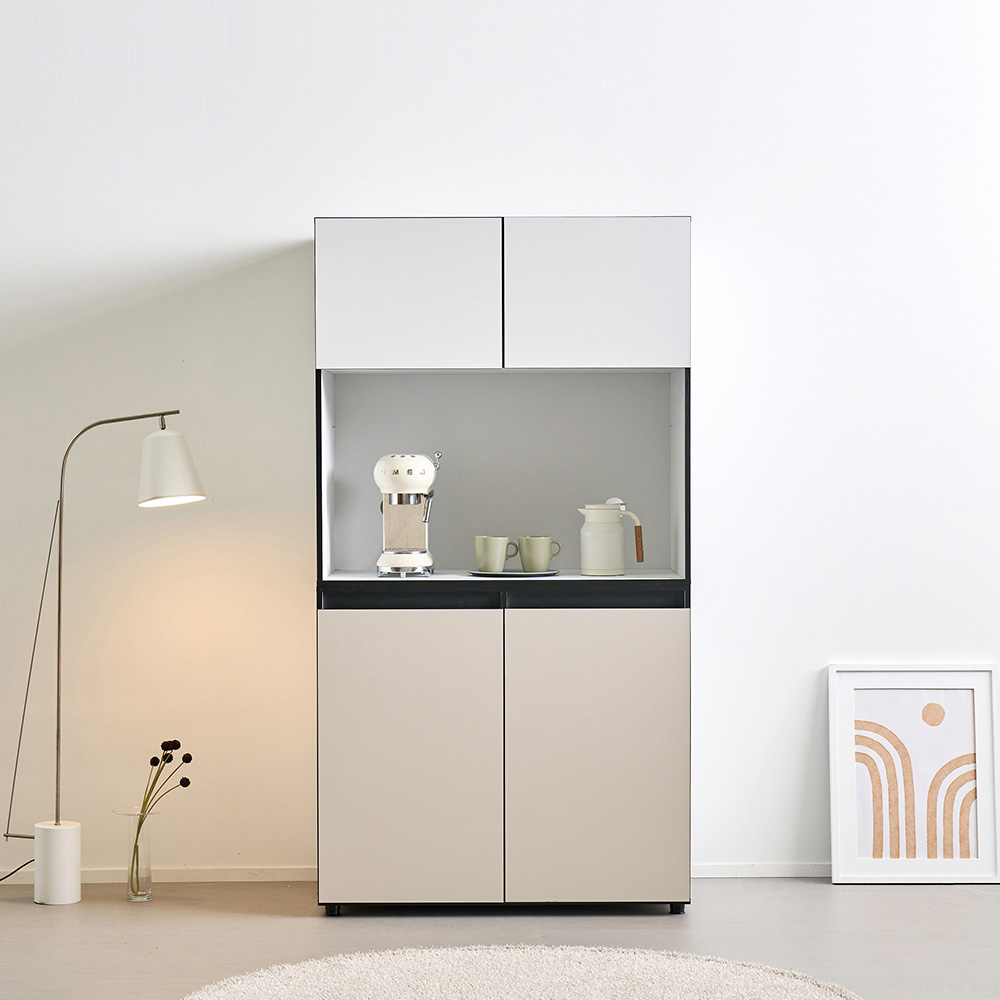 라자가구 모비오 LED 광폭 주방 수납장 1000 하부장 방문설치 386,740원