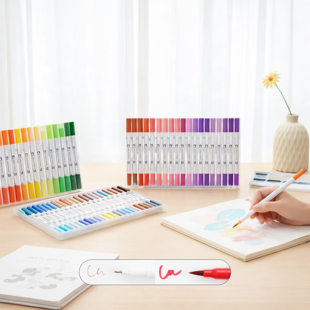 크림슨비콘 수용성 컬러 브러쉬펜 120색 붓펜세트 18,980원