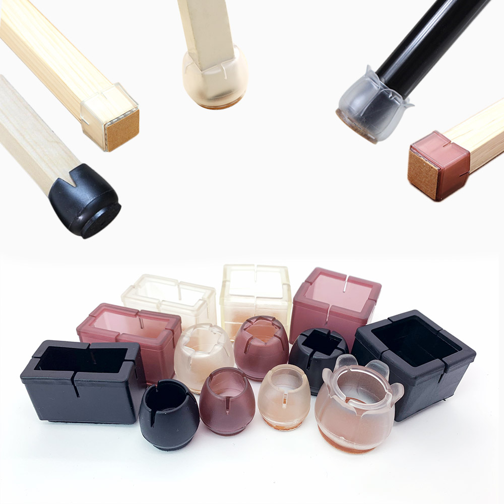 [마치드림] 의자발커버 식탁의자캡 소음방지 의자다리커버 실리콘 모음 (4개 1세트) 990원