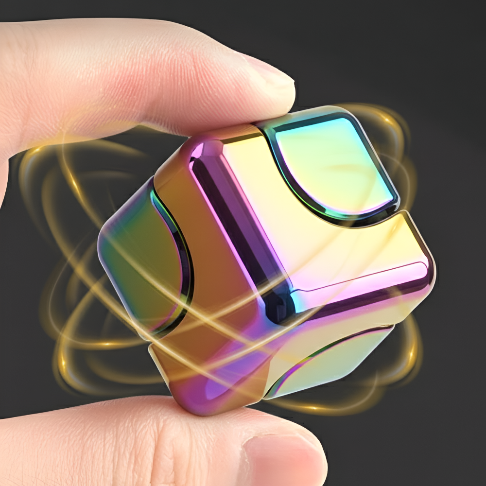 탈론나인 메탈 자석 스핀 큐브 핑거스피너 묵직한 스트레스 해소 장난감, 1개, 블랙 13,500원