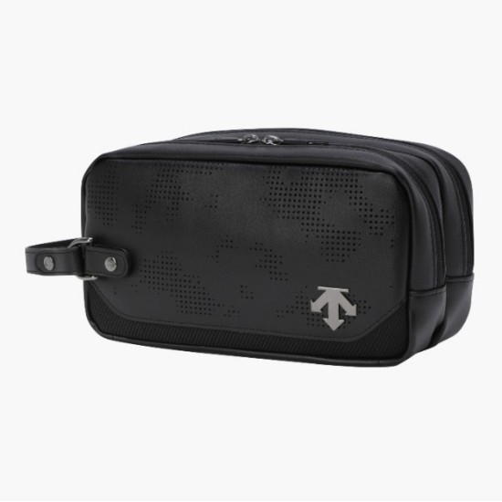 데상트골프 남성 더블지퍼 파우치 / BLACK [DR12MFBG12] 573176 166,470원