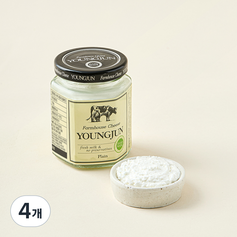 영준목장 수제크림치즈 플레인, 150g, 1개입, 4개 43,200원