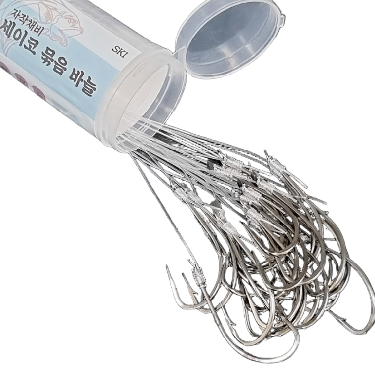 999피싱 세이코 묶음바늘 벌크 감성돔 광어 채비 낚시바늘 2,100원