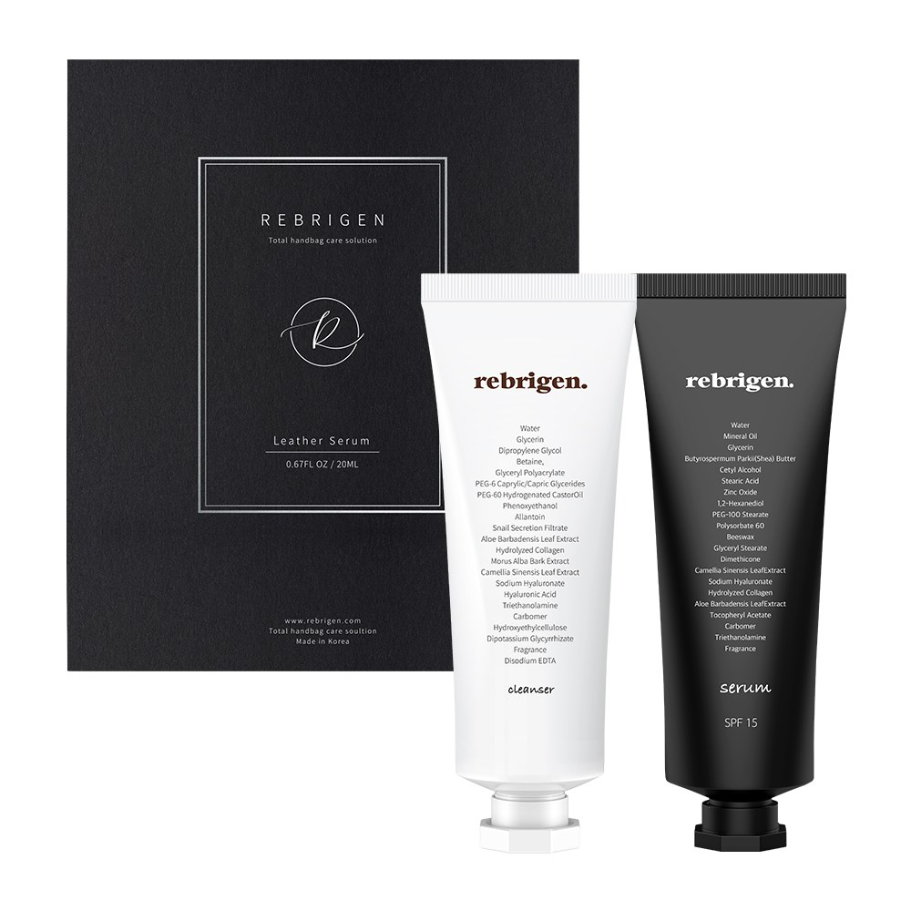 리브리겐 가죽클리너 + 전용천 명품백클리너 보호제 핸드백 지갑 쇼파 가방 전용 크리너 에센스 크림, 1세트 59,800원