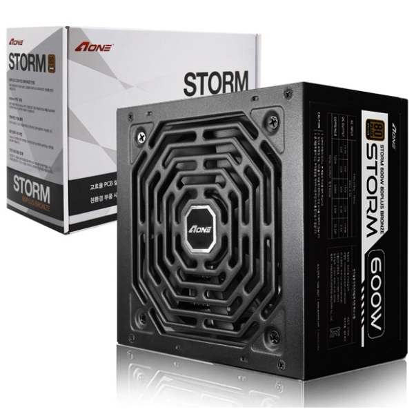 에이원 STORM 600W 80PLUS BRONZE 컴퓨터 PC 파워서플라이 55,500원