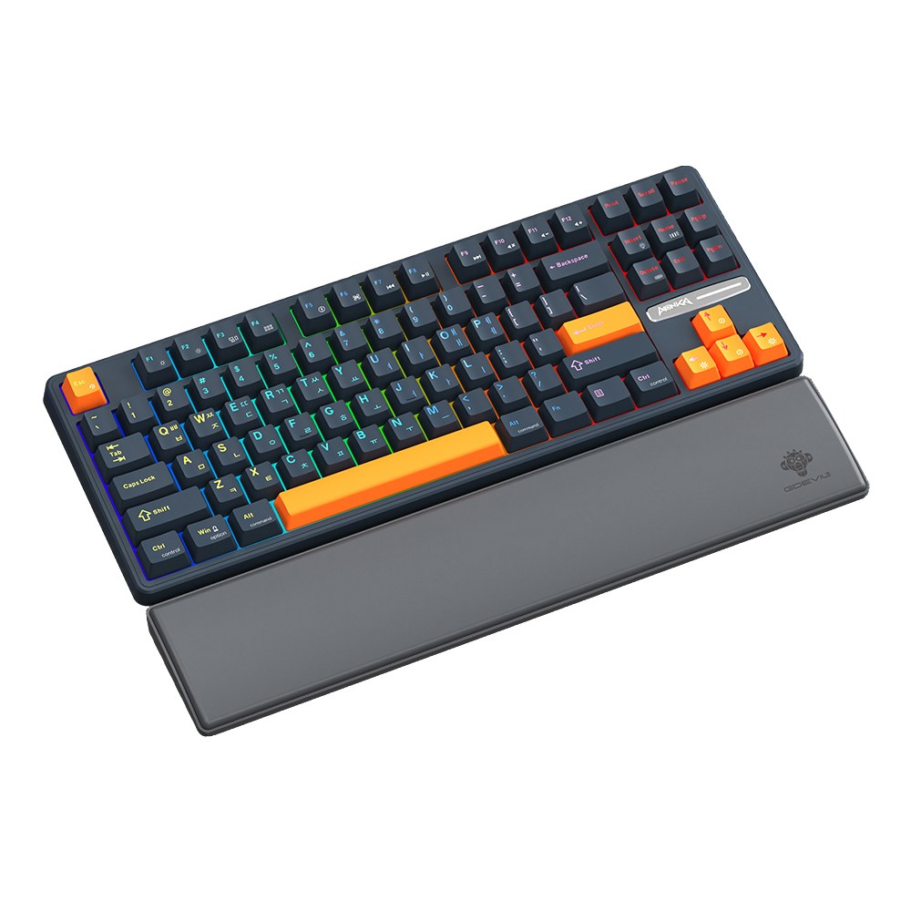 지데빌 팜레스트 미끄럼방지 인체공학 손목받침대 GPR80 텐키리스 87키 9,200원