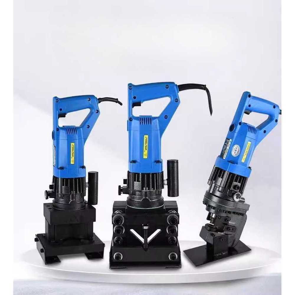 유압 펀칭기 압착기 강력한 뚫기 구멍 전동 금속 A 1800W 롱 앵글 7금형, 1개 235,800원