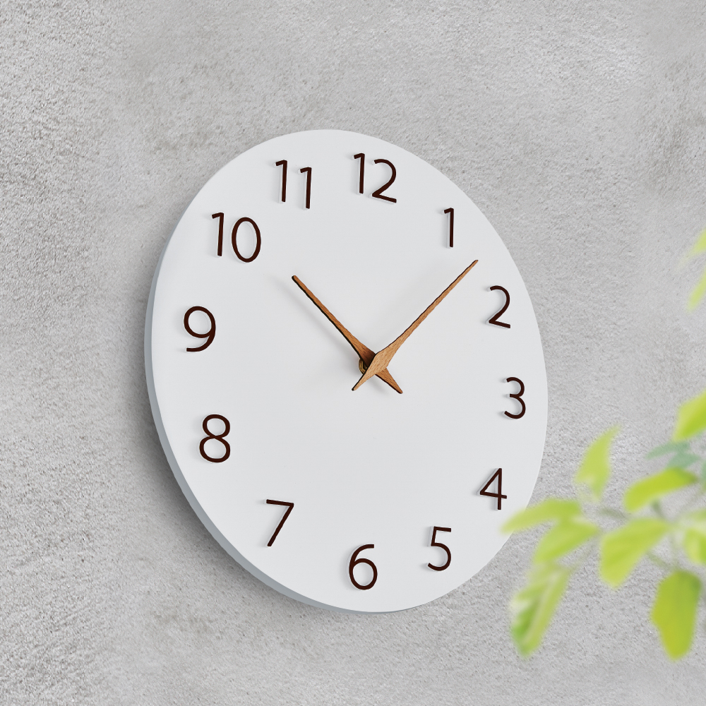 지엔홈 무소음 3D입체 벽시계 30, 우드 26,200원