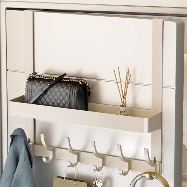 르벤아트 문걸이 도어행거 무타공 선반 벽걸이 12구 42.5 x 40 cm, 현재가 13,750원