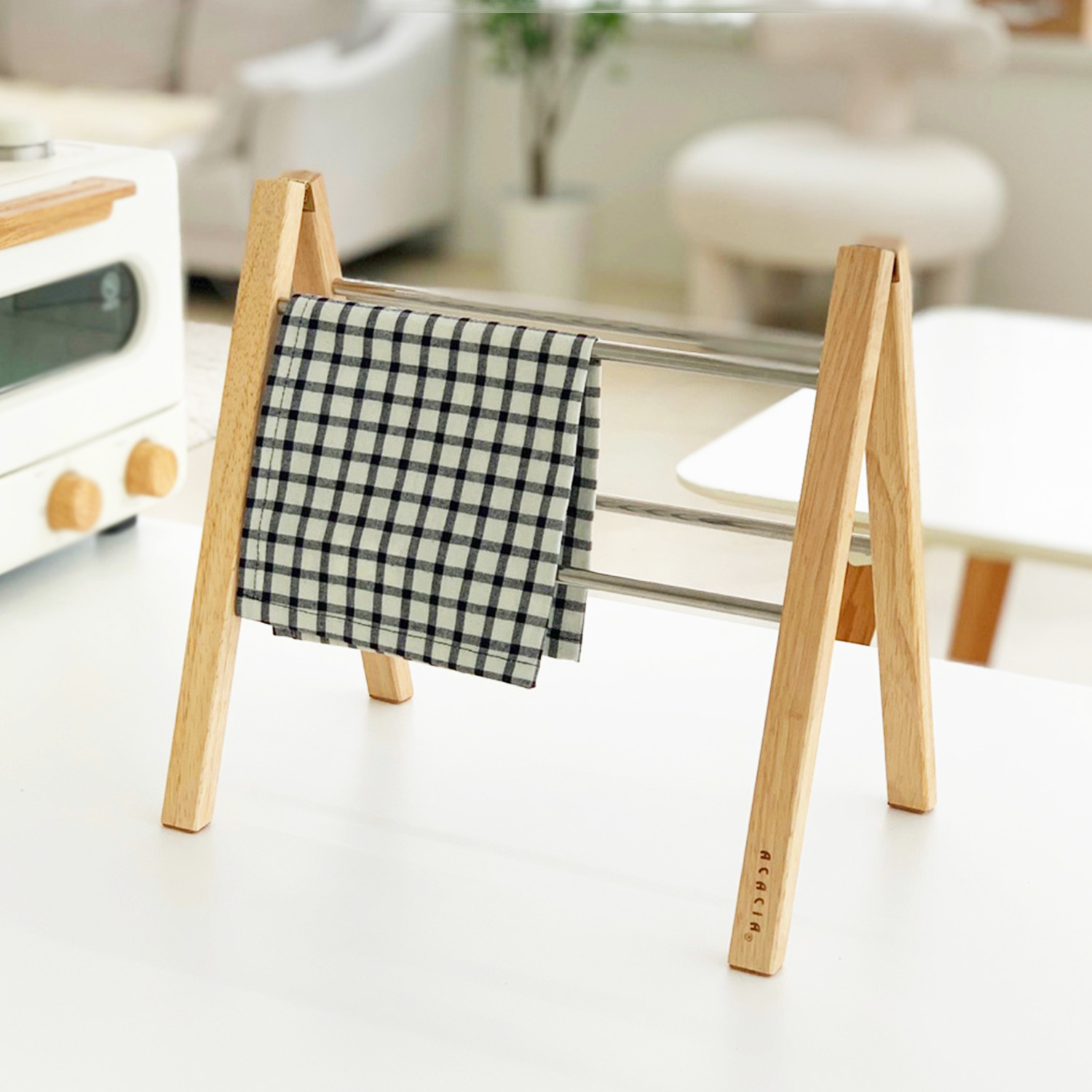 아카시아 우드 미니 건조대 12,400원