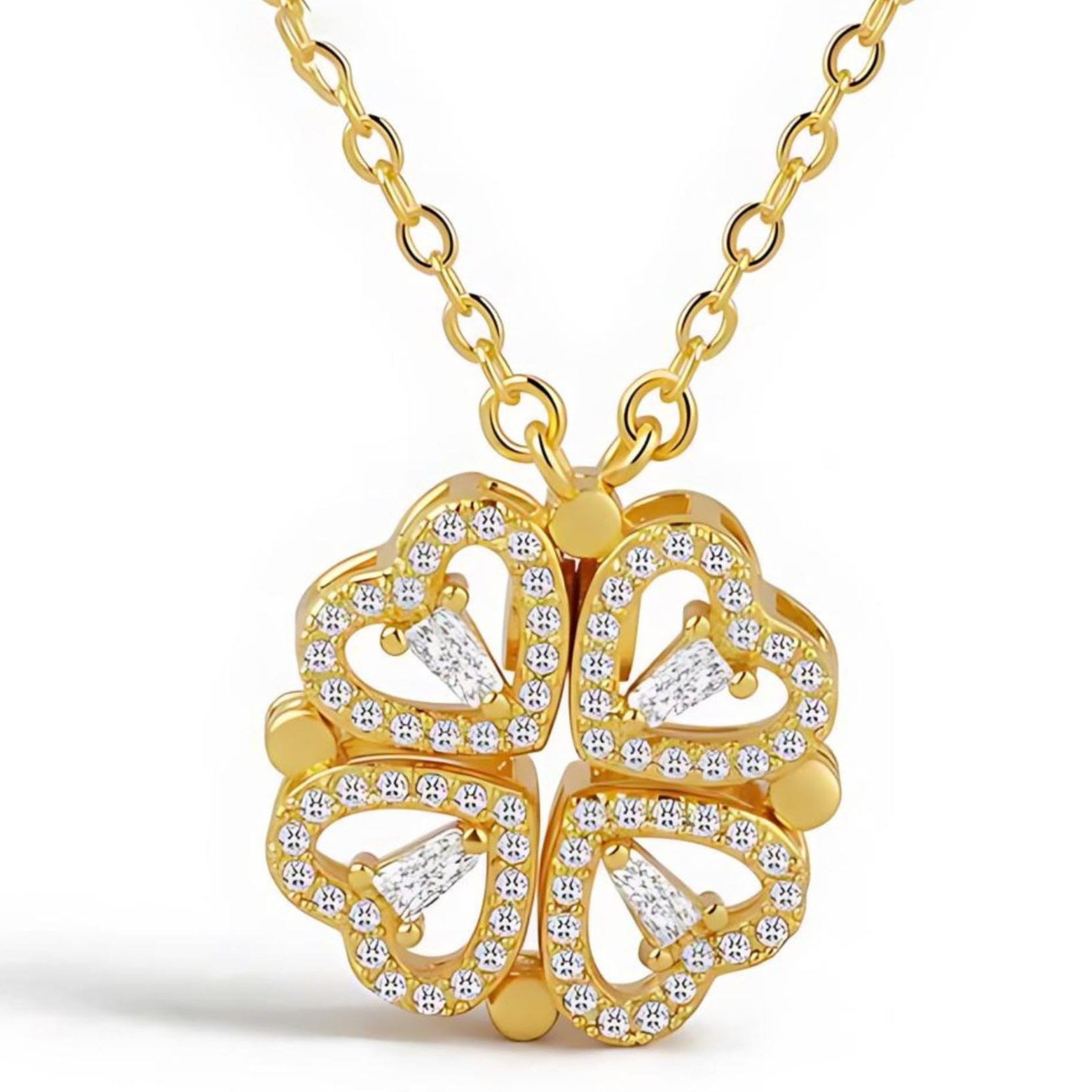 데일리나라 14k 18k 여자 유니크 네잎클로버 목걸이 선물 269,000원