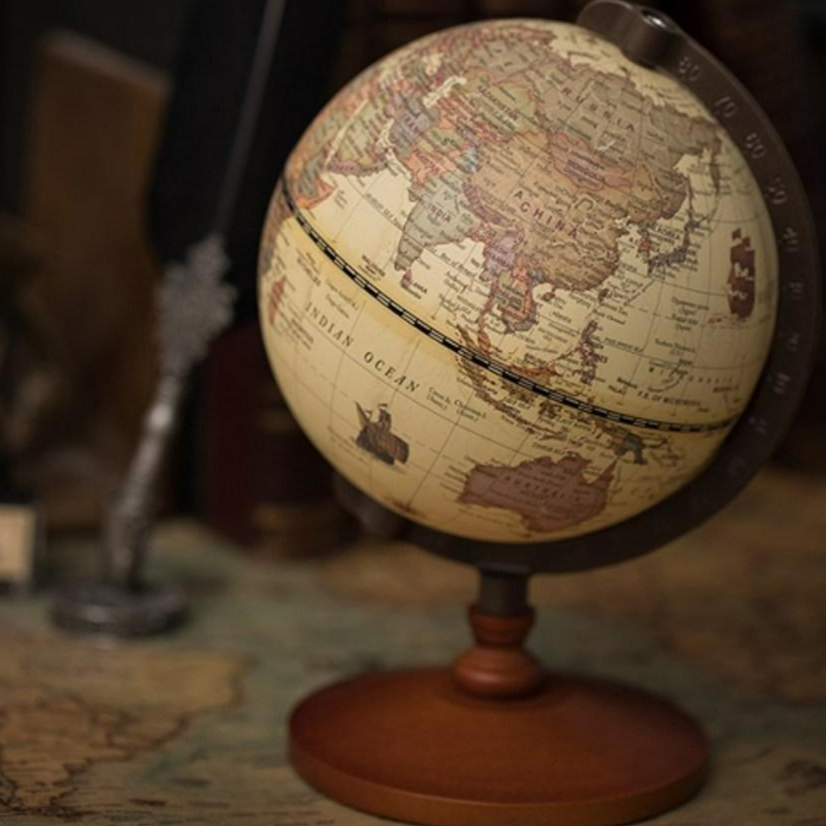 마벨인홈 인테리어 클래식 우드앤틱 빈티지 지구본 영문, 엔틱 29,900원