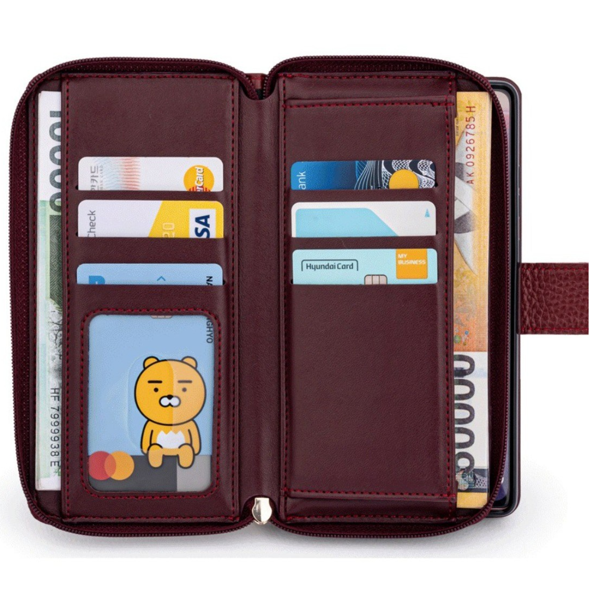 갤럭시A52s 5G 천연가죽 지퍼다이어리 케이스 빈센트 34,430원