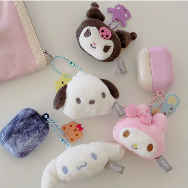 SANS 산리오 정품 얼굴 인형 페이스 키링, 1개, 쿠로미 9,900원