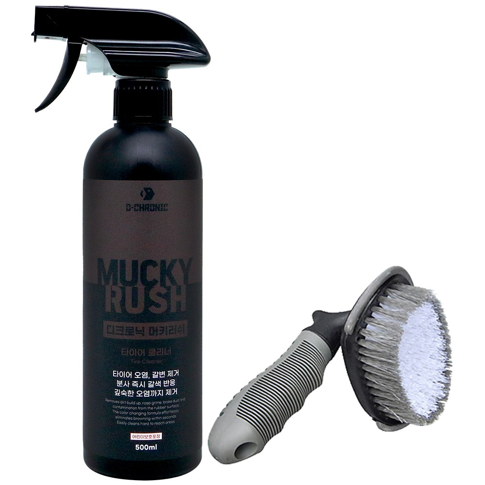 디크로닉 머키러쉬 500ml 휠앤타이어 클리너 갈변 제거제 분진 제거 세정제 브러쉬 6,000원
