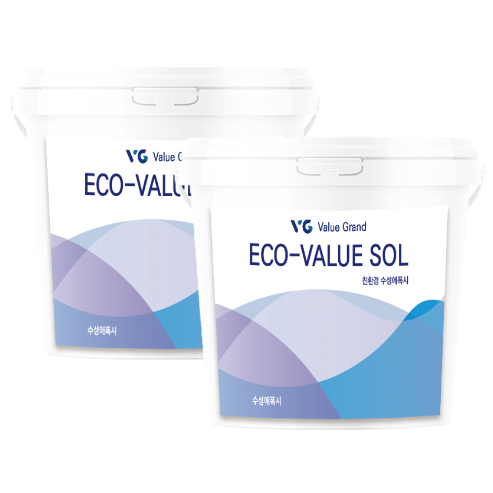 친환경에폭시 수성에폭시 브이지밸류솔 기존콘크리트/수평몰탈면10평시공하도+밸류솔세트상품 114,000원